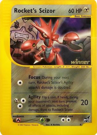 Rocket's Scizor - 4 [Winner]  - Promo