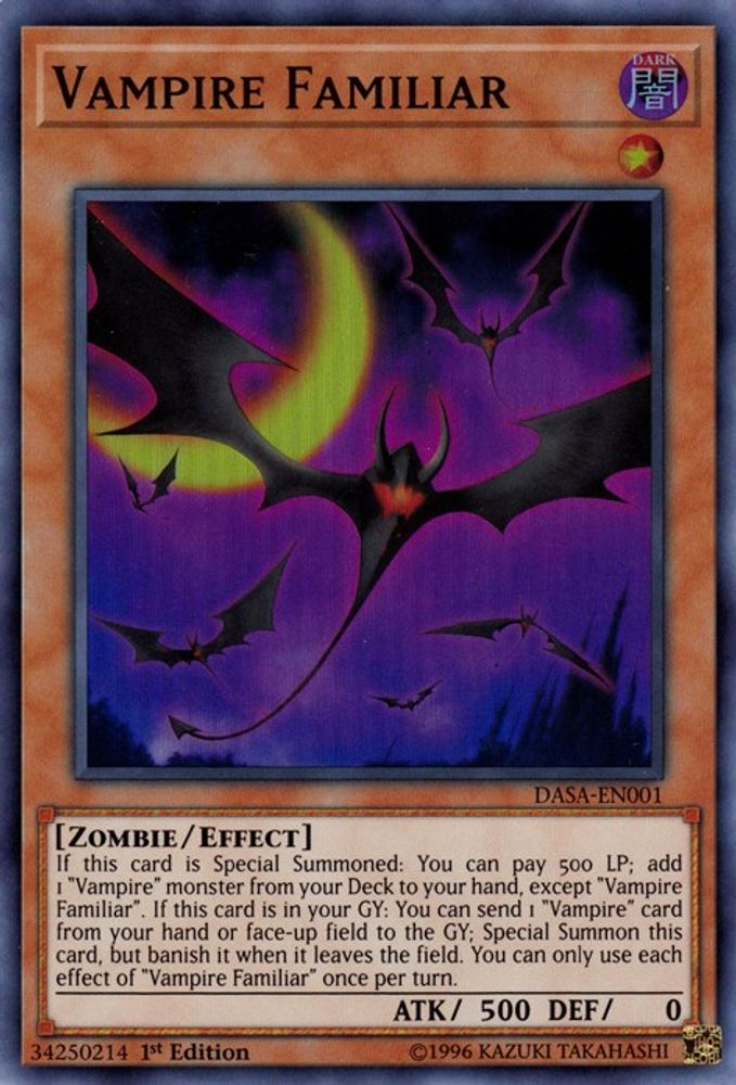 Familier vampire [DASA-EN001] Super Rare 