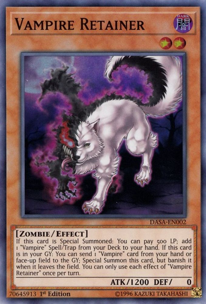 Vampire Retainer (DASA-EN002) - Super Rare