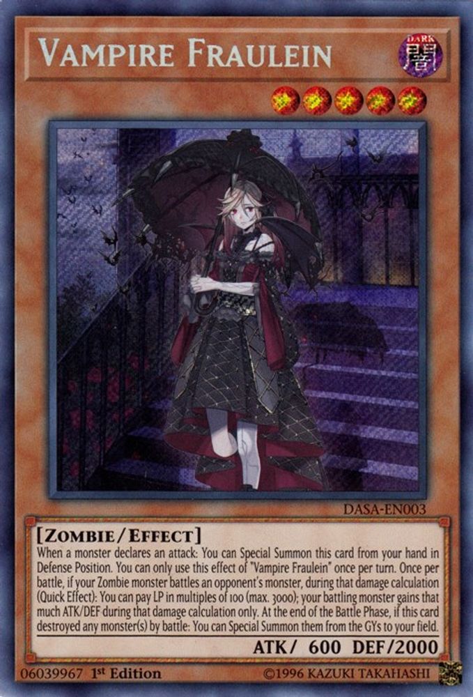 Vampire Fraulein (DASA-EN003) - Secret Rare
