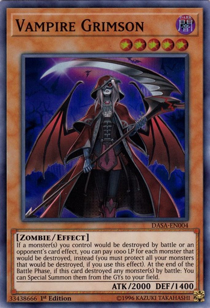Vampire Grimson [DASA-EN004] Super Rare 