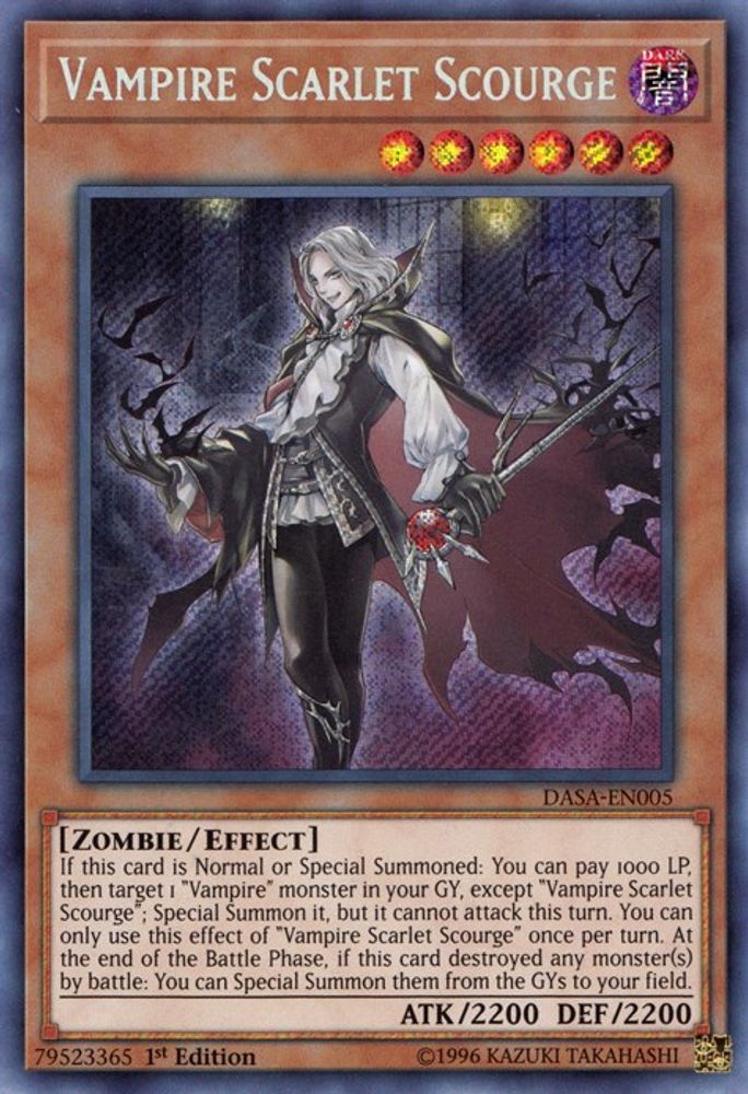 Vampire Scarlet Scourge (DASA-EN005) - Secret Rare