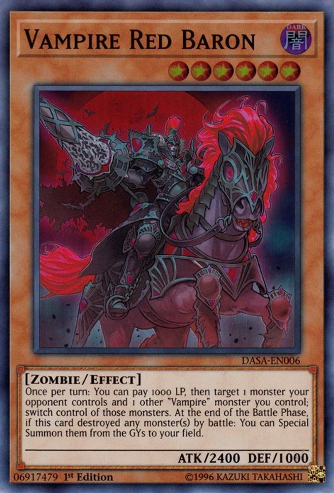 Vampire Red Baron (DASA-EN006) - Super Rare