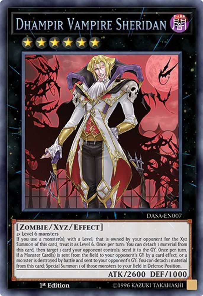 Dhampir Vampire Sheridan (DASA-EN007) - Secret Rare