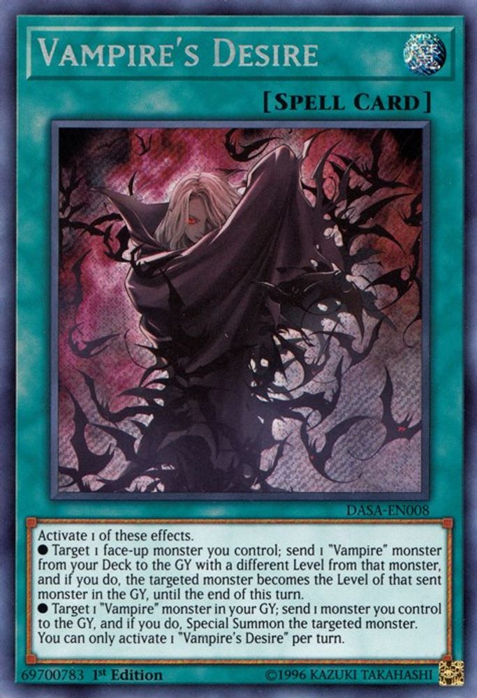 Vampire's Desire (DASA-EN008) - Secret Rare