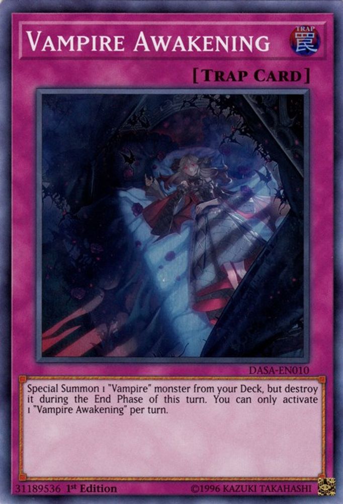 Éveil des vampires [DASA-EN010] Super Rare 
