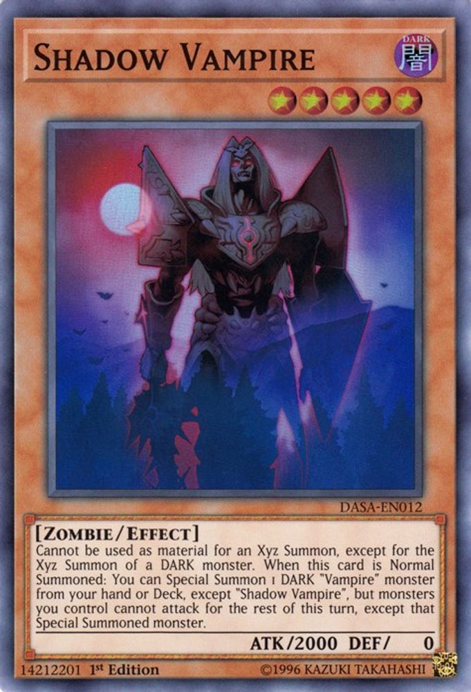 Vampire de l'Ombre [DASA-EN012] Super Rare 