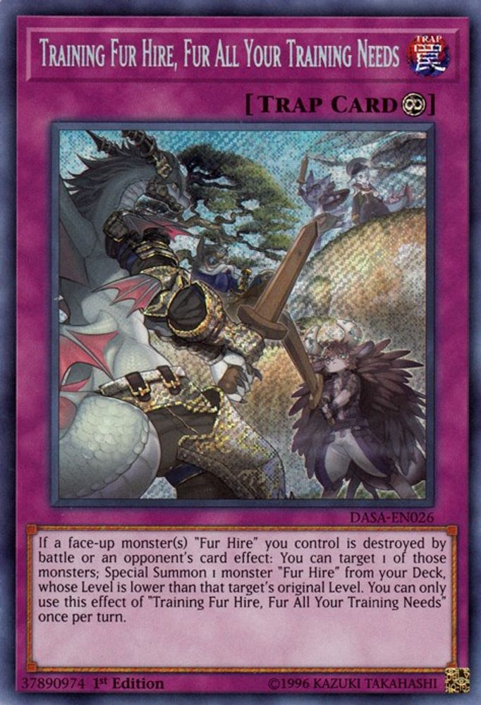 Training Fur Hire, Fur All Your Training Needs (DASA-EN026) - Secret Rare