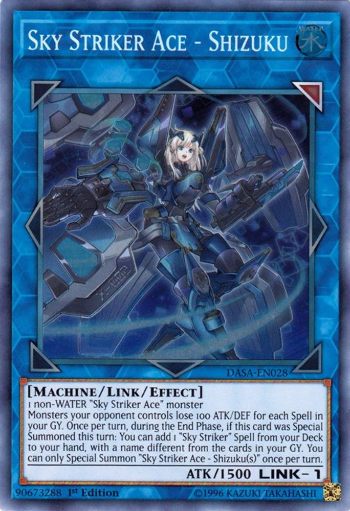 Sky Striker Ace - Shizuku (DASA-EN028) - Super Rare