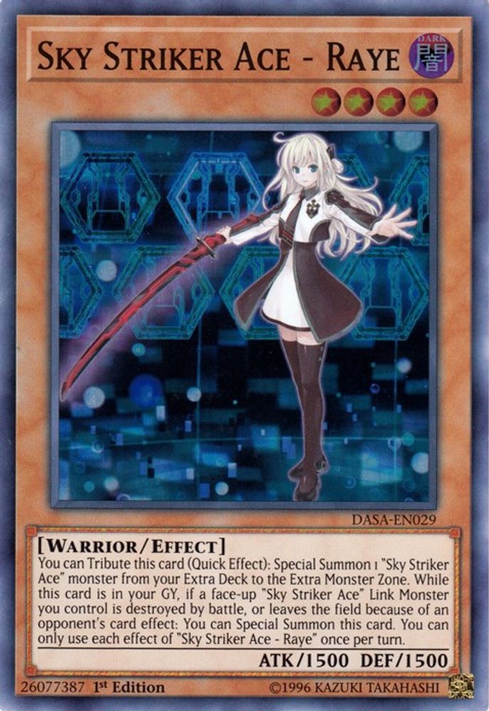 Sky Striker Ace - Raye (DASA-EN029) - Super Rare