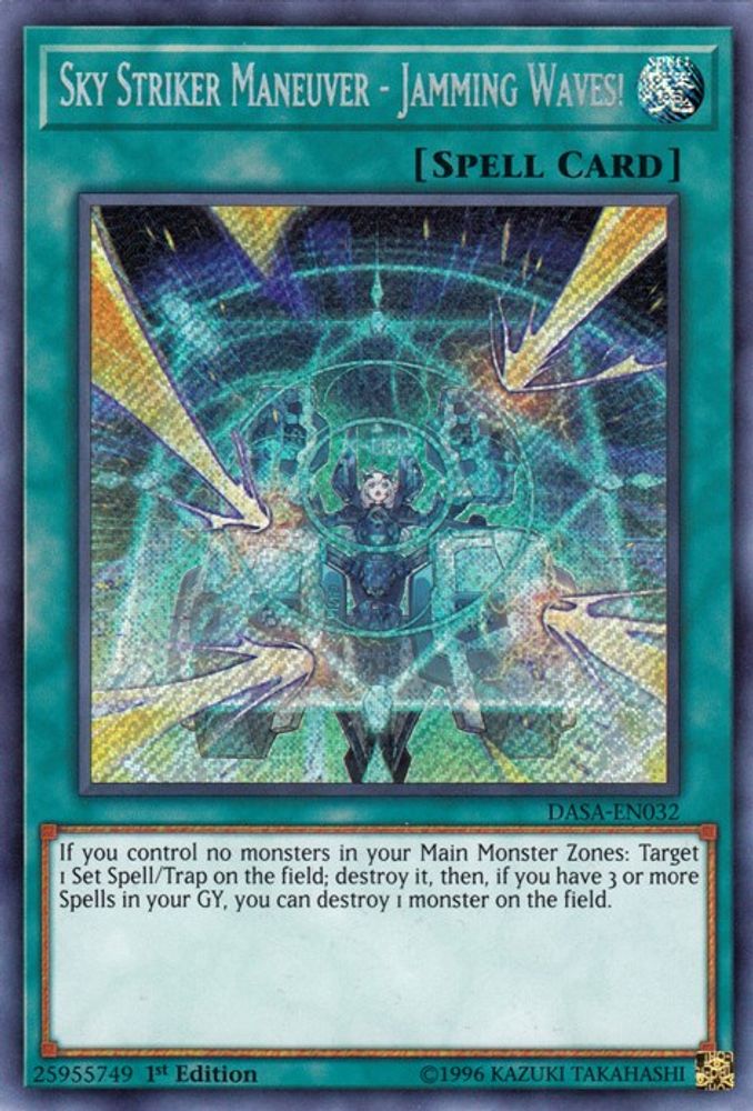 Sky Striker Maneuver - Jamming Waves! (DASA-EN032) - Secret Rare