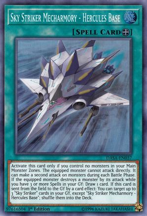 Sky Striker Mecharmory - Hercules Base [DASA-EN037] Super Rare