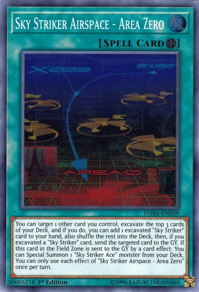 Sky Striker Airspace - Area Zero (DASA-EN039) - Super Rare