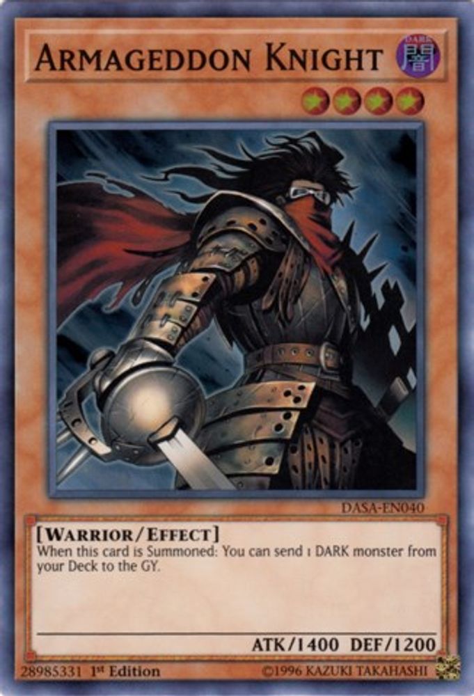 Armageddon Knight (DASA-EN040) - Super Rare
