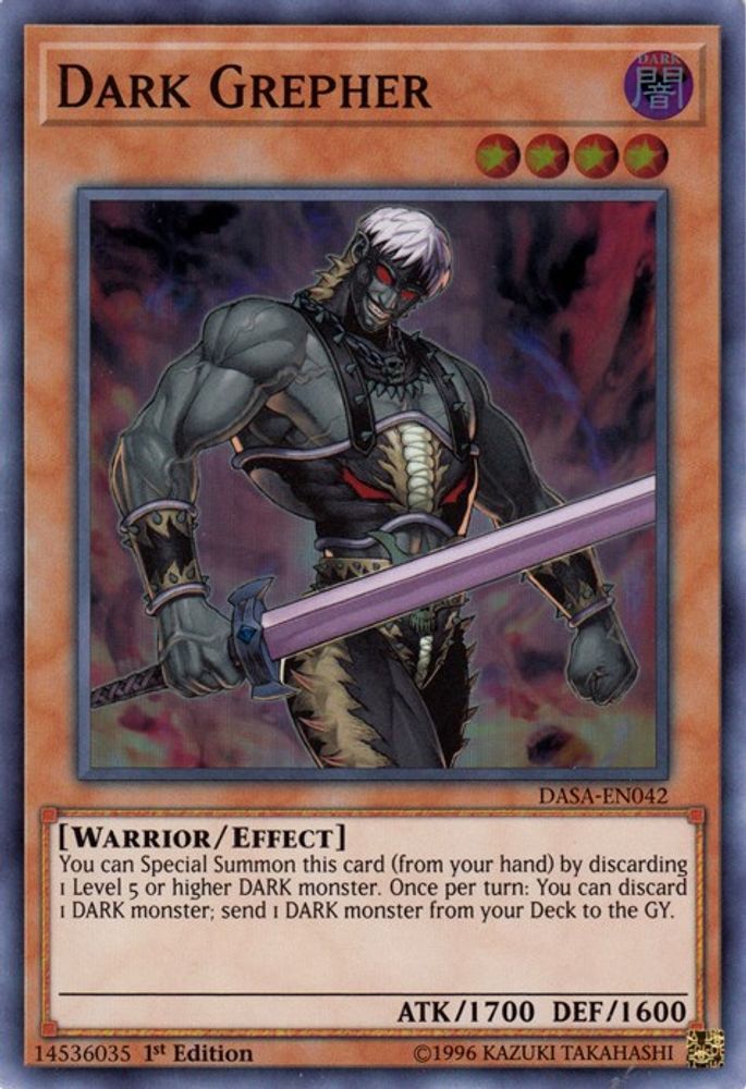 Dark Grepher (DASA-EN042) - Super Rare