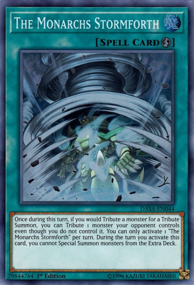 The Monarchs Stormforth (DASA-EN044) - Super Rare