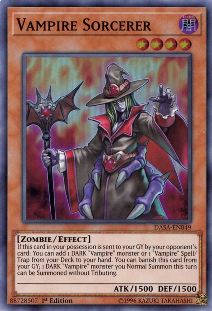 Vampire Sorcerer (DASA-EN049) - Super Rare