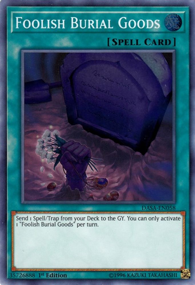 Foolish Burial Goods (DASA-EN058) - Super Rare