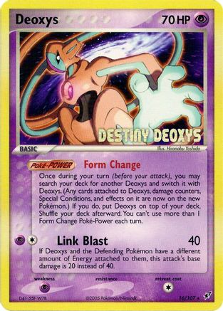 Deoxys (Normal Forme) (Normal Forme) - 16/107  016/107  - Promo