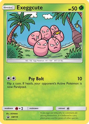 Exeggcute SM119  - Holofoil - Promo