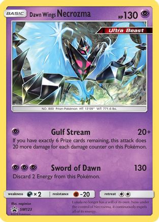 Dawn Wings Necrozma - SM123  - Holofoil - Promo