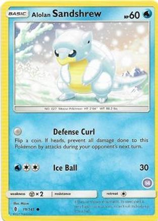 Alolan Sandshrew (14)  - Common