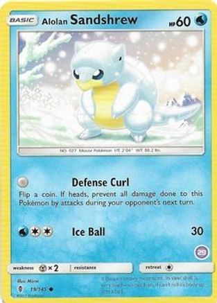 Alolan Sandshrew (29)  - Common