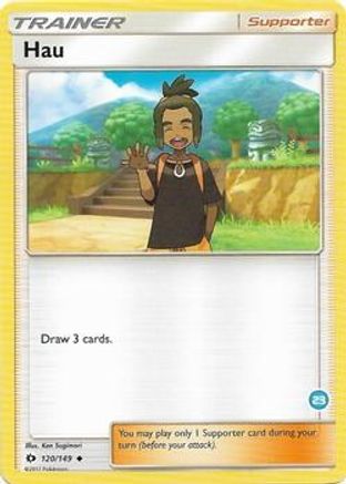 Hau (23) (Alolan Ninetales Half-Deck)  - Uncommon