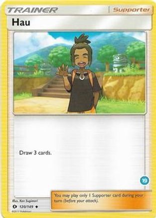 Hau (19) (Alolan Ninetales Half-Deck)  - Uncommon