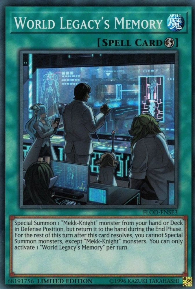 World Legacy's Memory (FLOD-ENSE3) - Super Rare