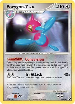 Porygon Z (6/106) (Thème Deck exclusif) [Diamond &amp; Pearl : Great Encounters] 