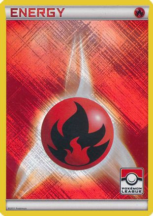 Fire Energy (2011 Pokemon League)  - Holofoil - Promo