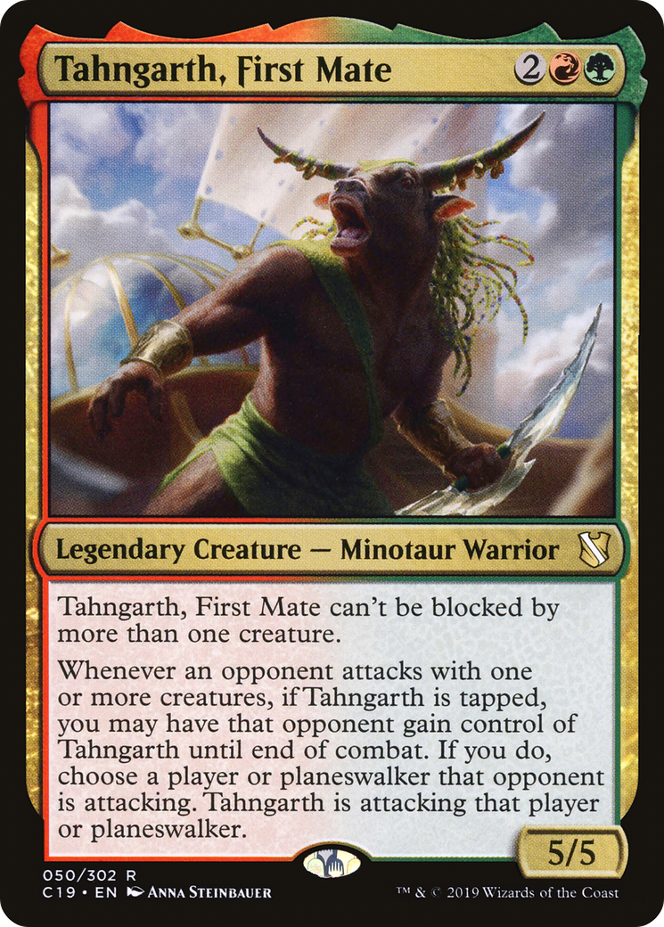 Tahngarth, premier lieutenant [Commandant 2019] 