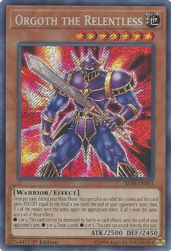 Orgoth l'implacable [BLRR-EN001] Secret Rare 