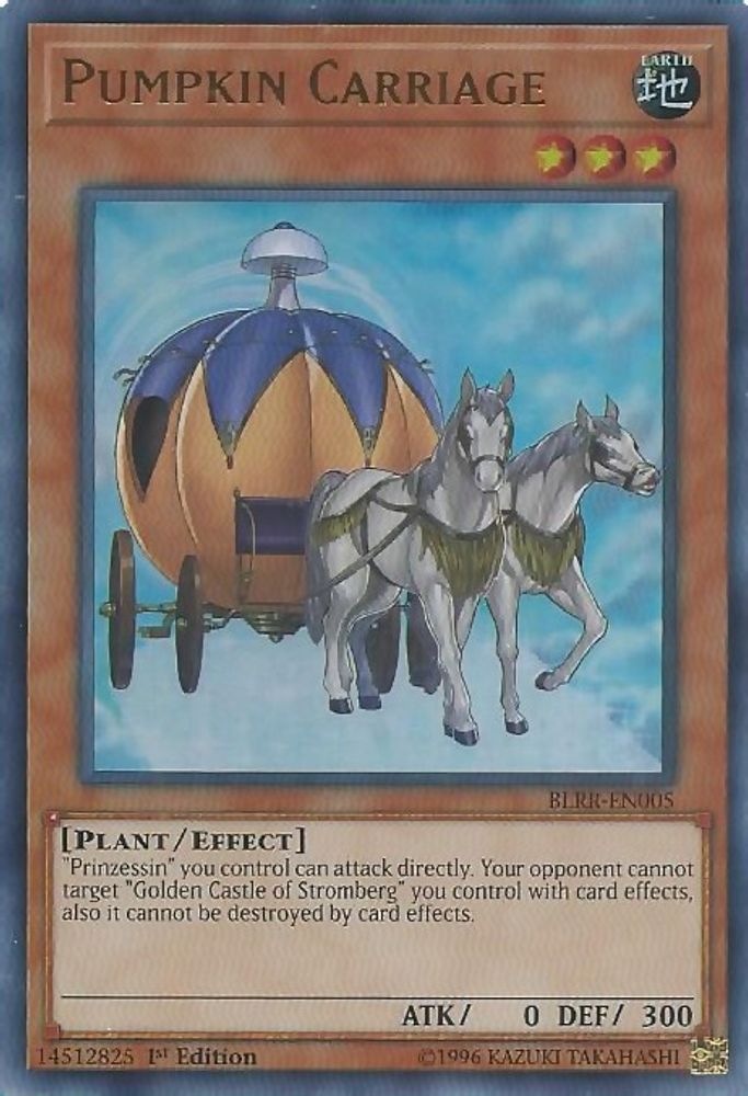 Pumpkin Carriage (BLRR-EN005) - Ultra Rare