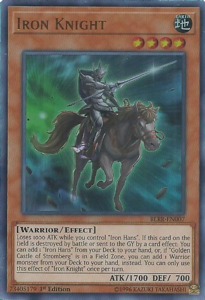 Iron Knight (BLRR-EN007) - Ultra Rare