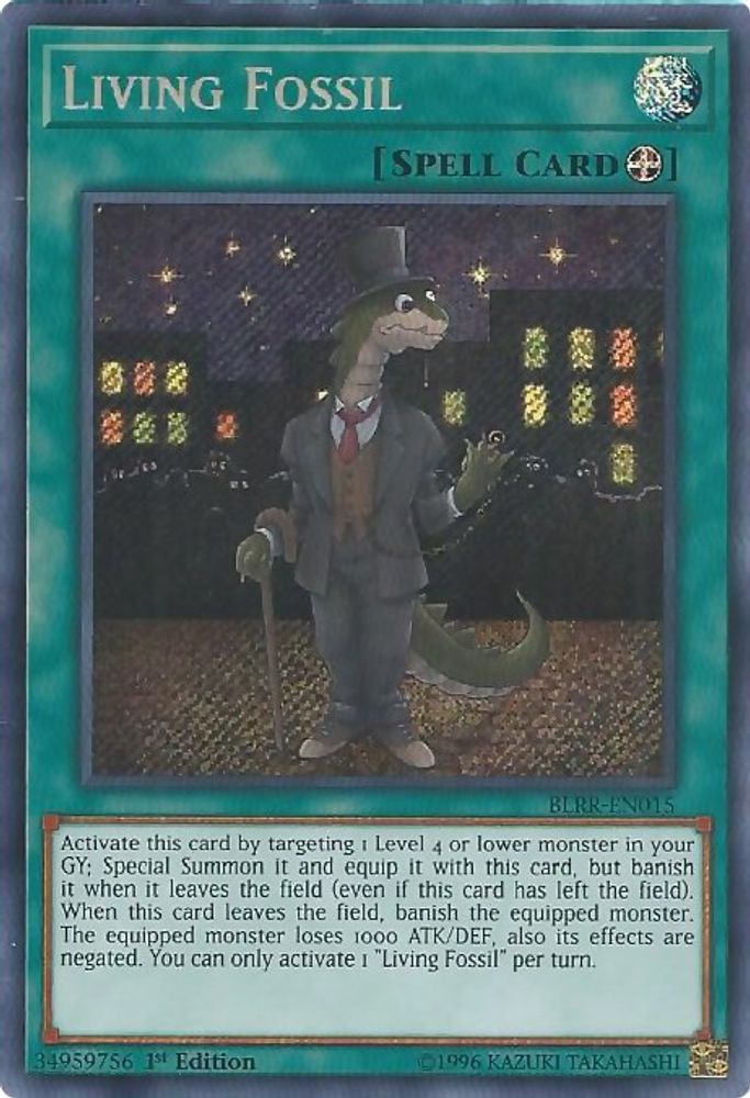 Living Fossil (BLRR-EN015) - Secret Rare