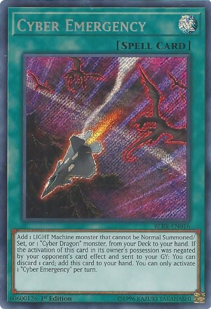 Cyber-urgence [BLRR-EN016] Secret Rare 