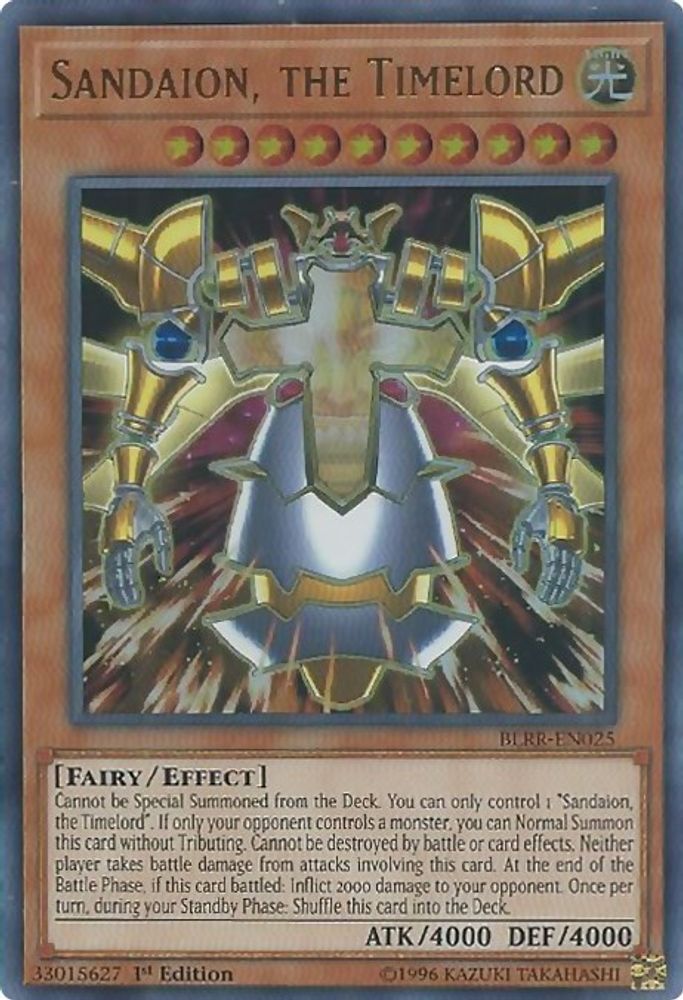 Sandaion, the Timelord (BLRR-EN025) - Ultra Rare