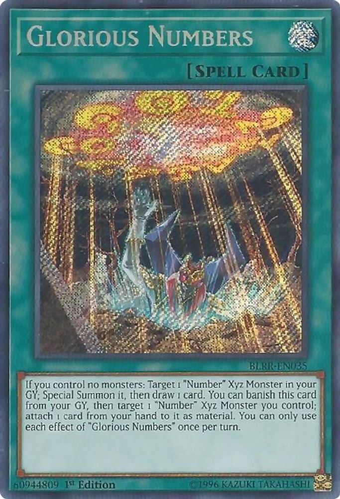 Glorious Numbers (BLRR-EN035) - Secret Rare