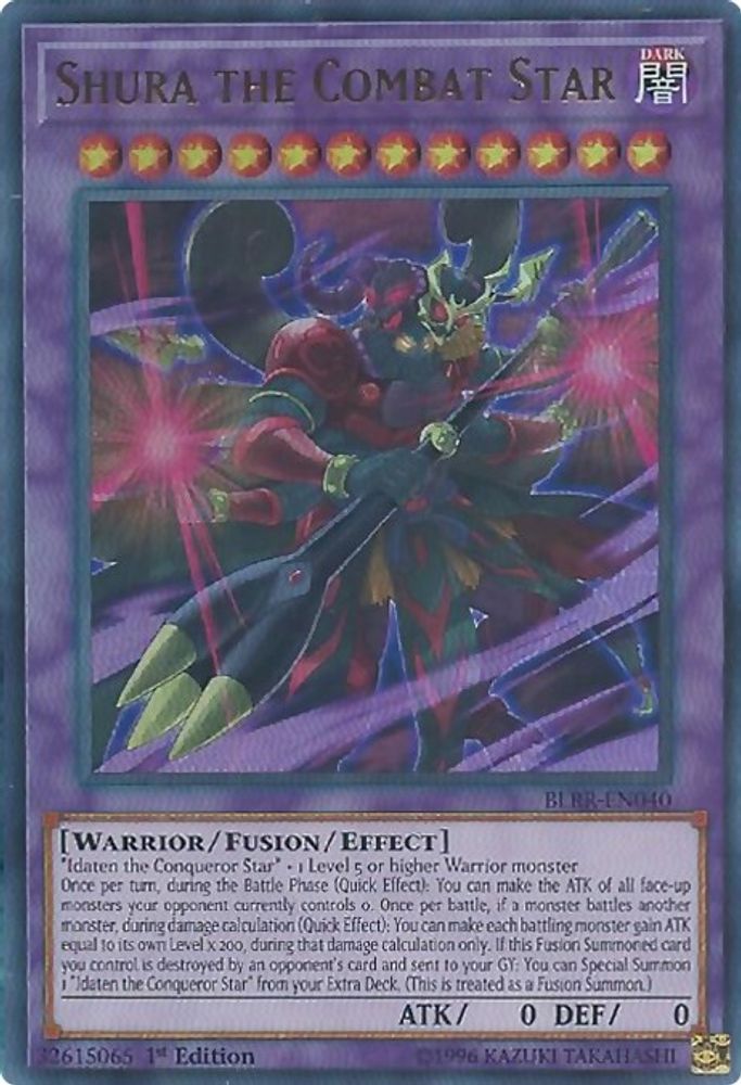 Shura the Combat Star (BLRR-EN040) - Ultra Rare