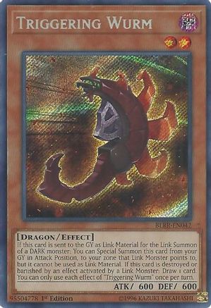 Triggering Wurm [BLRR-EN042] Secret Rare