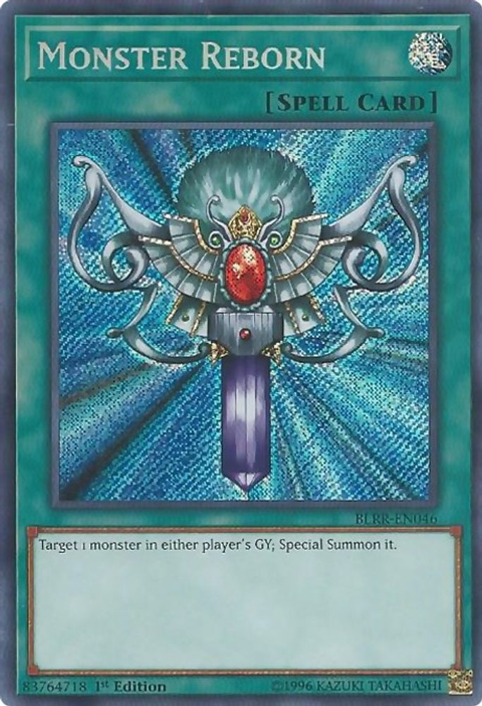 Monster Reborn (BLRR-EN046) - Secret Rare