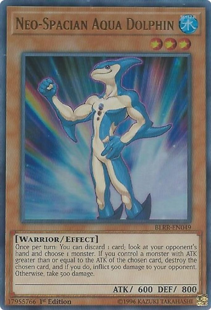 Neo-Spacian Aqua Dolphin (BLRR-EN049) - Ultra Rare