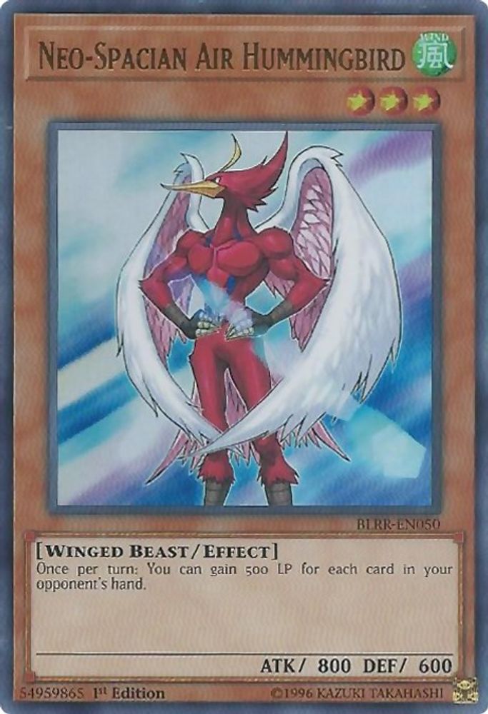 Neo-Spacian Air Hummingbird (BLRR-EN050) - Ultra Rare