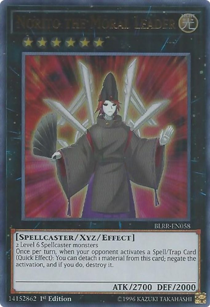 Norito the Moral Leader (BLRR-EN058) - Ultra Rare