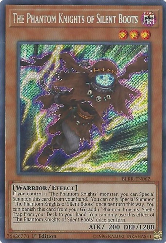 The Phantom Knights of Silent Boots (BLRR-EN062) - Secret Rare