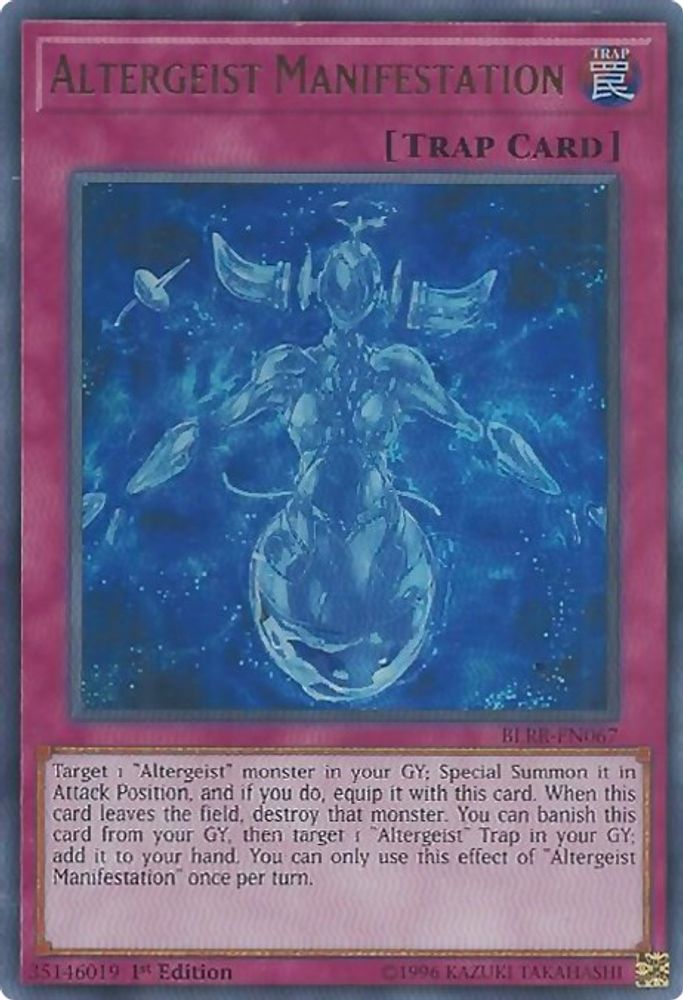 Altergeist Manifestation (BLRR-EN067) - Ultra Rare