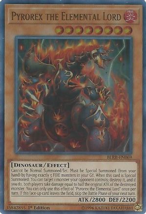 Pyrorex the Elemental Lord [BLRR-EN069] Ultra Rare