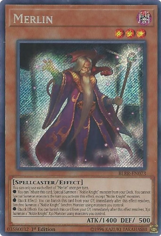 Merlin [BLRR-EN073] Secret Rare 